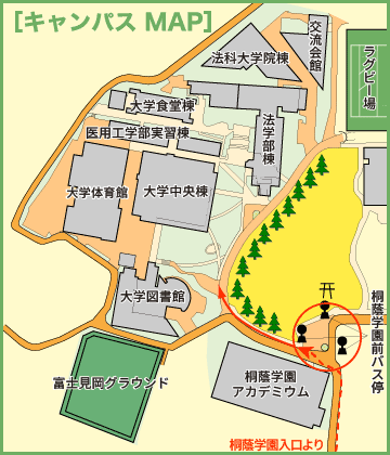 桐蔭横浜大学案内図