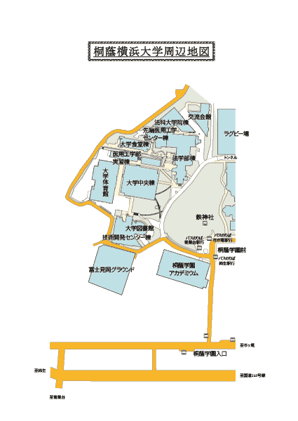 桐蔭横浜大学周辺地図