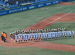 第62回全日本大学野球選手権大会準々決勝戦（対亜細亜大学）の様子1