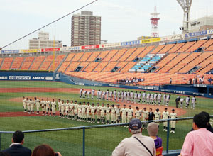 平成26年度神奈川大学野球秋季リーグ優勝の様子３